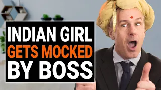 INDIAN GIRL Gets MOCKED By BOSS | @DramatizeMe