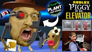 I am MR. P in ROBLOX PIGGY!  Gaming in an ELEVATOR! (FGTeeV's Chapter 12 Plant TRUE ENDING)