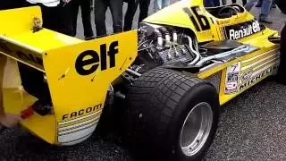 Renault F1 RS01 1977 V6 Turbocharged engine - Start up sound