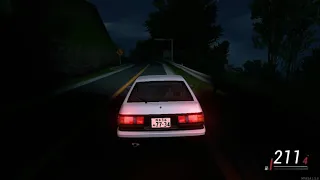 [MTA/GTA:SA] Akina Downhill Training - SPRINT RACE RUN - AE86 - Initial D EDIT (GUTTER RUN)