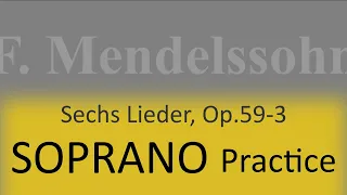 Mendelssohn Op.59-3 (Abschied vom Walde) - Soprano practice