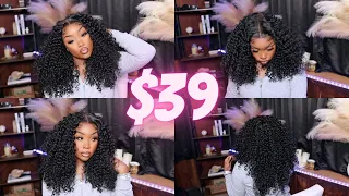 OMG GIRL, 🤯THIS IS CRAZY! $39 CURLY LACE FRONT WIG FROM AMAZON PRIME | WIG INSTALL | OUTRE DOMINICA