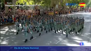 Los legionarios de Ceuta, protagonistas en el desfile de la Fiesta Nacional