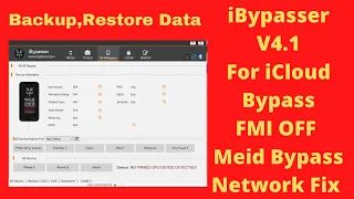 iBypasser V4.1 iCloud Bypass Tool Free Download. Repair and Bypass iCloud Activation Lock