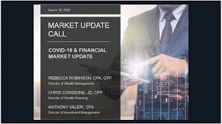 Special Update on COVID-19 & Financial Markets Webinar 3/18/2020