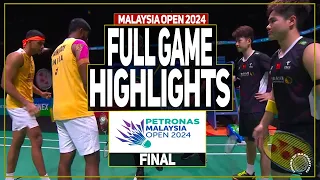 Liang Wei Keng/Wang Chang vs Satwiksairaj Rankireddy/Chirag Shetty Malaysia Open 2024 | FINAL