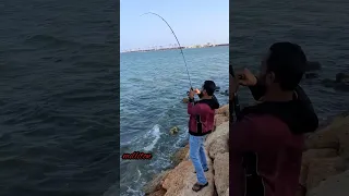 fishing in jubail cornice🐟🐟🐟👍👍