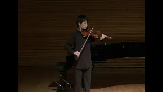 Francesco Geminiani - Sonata in B flat major for solo violin - Justin Peng