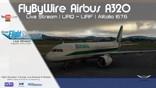 FS2020 | FlyByWire Airbus A320 | LIRQ-LIRF | Live Stream