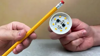 🔥 The LED light bulb will never go out! Just take a pencil