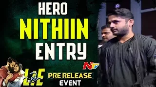 Hero Nithiin Entry @ LIE Movie Pre Release Event LIVE || Nithiin, Arjun, Megha Akash