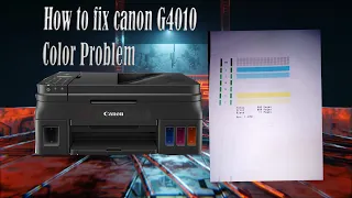 How to fix canon printer Color ink problem