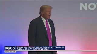 Trump pleads not guilty in Georgia election interference case | FOX 5 News