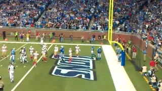 Nate Burleson catch for TD - Lions vs 49ers - 2012