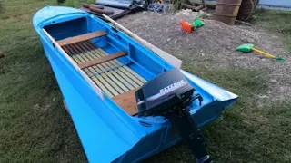 Восстановление лодки "Казанка". Часть 2. Удаление протекающих клепок и заплаток
