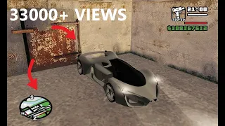 Secret Ferrari Car location in GTA SAN ANDREAS (Hidden Place)