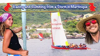 Racing & "Rumming" from a Storm in Martinique!