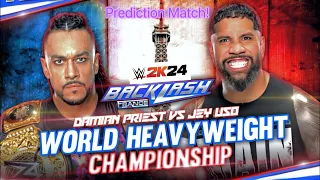 WWE 2K24 | Jey Uso vs Damian Priest | Backlash France | World championship