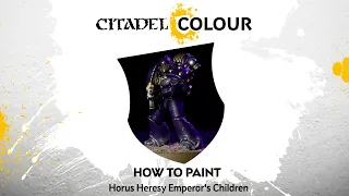 How to Paint: Horus Heresy Emperor's Children