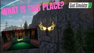 HIDDEN MOUNTAINSIDE HACKER/SERVER ROOM? Goat Simulator 3