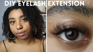 DIY EYELASH EXTENSION BEGINNER | KISS Lash Couture LuXtension