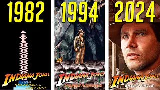 The Evolution of INDIANA JONES GAMES 1982-2024 (2K/60FPS)