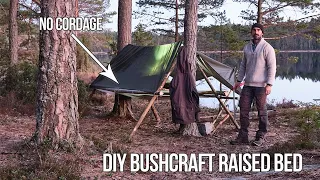 Overnight by the lake Building a DIY Bushcraft Raised Bed