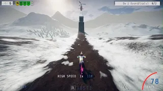 First time completing the Peaks Boss jump.  True Descender! | Descenders