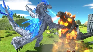 Godzilla x Kong: The New Empire vs. The Fire titans! - Animal Revolt Battle Simulator