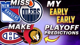 My Early Early 2024 NHL Playoff Predictions!! | 2024 NHL Season
