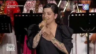 MON LAFERTE EN FESTIVAL DEL HUASO DE OLMUE 2023.