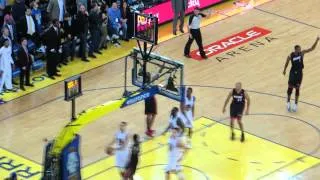 LeBron James game winner at Golden State - 02/12/2014