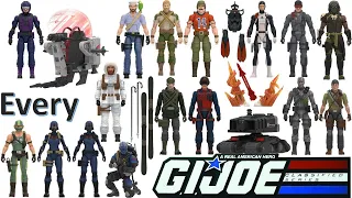 ***see newer video*** Every G.I. Joe Classified Series 6" Comparison List Hasbro - 2023 update