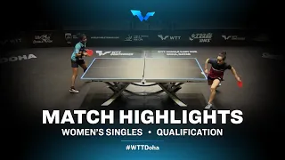 Paulina Vega vs Akula Sreeja | WTT Contender Doha 2021 | Women's Singles | QUAL Highlights