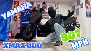 Yamaha Xmax 300 Adventure/Running Errands and Speed Test/Yamaha Scooter/Motovlog/Scooter/USA