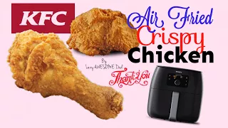 Copycat KFC Buttermilk crispy Fried Chicken in Philips AirFryer XXL Avance -  Homemade drumstick