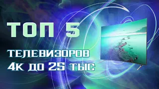 Рейтинг ТОП-5 лучших телевизоров по цене до 25000 рублей | ОБЗОР 2022