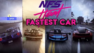 Top 5 fastest car in NFS Heat | Need for Speed heat Fastest cars