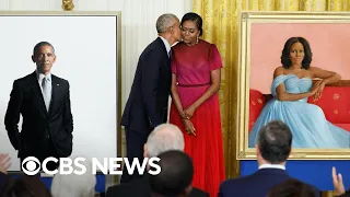 Obama portraits unveiled at White House ceremony | full video