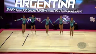 Argentina (ARG) - 2022 Aerobic Worlds, Guimaraes (POR) - Group Qualifications