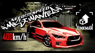 Nissan Skyline 400R 2020 - Customization JUNKMAN | Need For Speed Most Wanted 2005 | SHOHAN