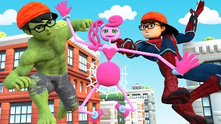 Avenger Team Gathering Spider and Ironman vs Hulk - Scary Teacher 3D What Happend with Hero Team ?