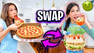 Swapping Diets With My Pre-Teen For 24 Hours! | Familia Diamond