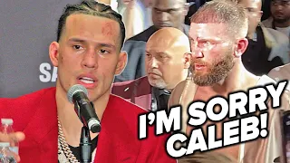 DAVID BENAVIDEZ ON BURYING BEEF WITH CALEB PLANT; SAYS IM SORRY FOR BAD BLOOD!