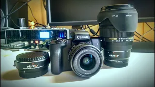 Стрим #49: Canon M50, EF-M 15-45mm, Sigma 17-70mm f/2.8-4 OS HSM, спидбустер и переходник Viltrox.