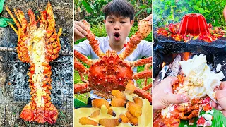 Best real food ever! | Grilled Alaskan King Crab, Rainbow Candy | TikTok Funny Videos