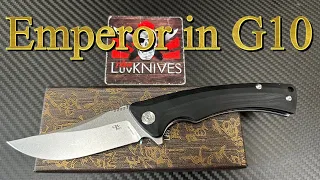 The Emperor in G10 !  CH3528 G10  full sized flipper w/D2 blade under $35 !