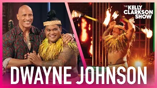 Dwayne Johnson Surprises Samoan Fireknife Dancing TikTok Star