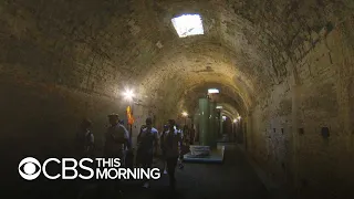 Inside the tunnels of Rome's ancient, extravagant Caracalla baths