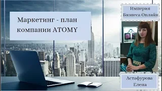 Маркетинг - план компании ATOMY Атоми